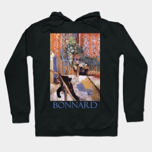 Interior with Flowers by Pierre Bonnard Hoodie